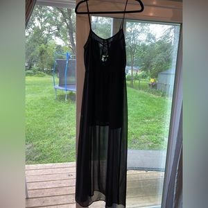 Black H&M slip dress